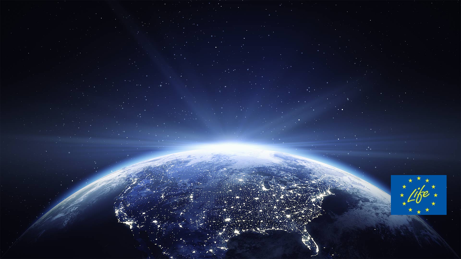 View of earth from space